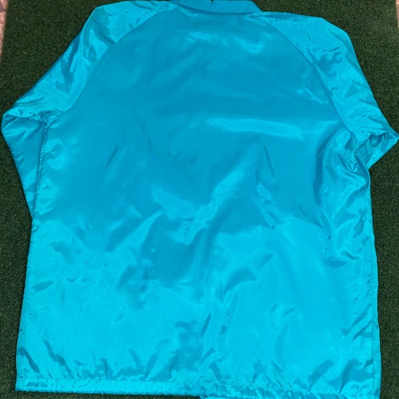 champion coach jacket green